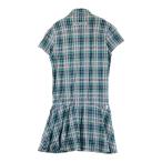 JACK BUNNY Jack ba колено короткий рукав Polo One-piece в клетку оттенок зеленого 2 Golf одежда женский 