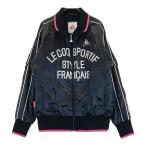 LE COQ GOLF Le Coq Golf обратная сторона сетка 2WAY Zip жакет оттенок черного L Golf одежда женский 