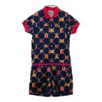 MARK&amp;LONA Mark and rona короткий рукав все в одном велюр style общий рисунок темно-синий серия 38 Golf одежда женский 