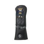 【新品】POLOGOLF ラルフローレン ポロゴルフ  ヘッドカバー ウッド ベア ブラック系 FW ゴルフウェア