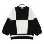 LANVIN SPORT Lanvin sport 7 минут рукав вязаный свитер контрольно-измерительный прибор рисунок оттенок черного 42 Golf одежда женский 