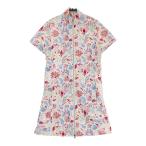 ADABAT Adabat короткий рукав Zip One-piece ракушка общий рисунок оттенок белого 38 Golf одежда женский 