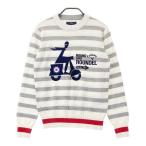 CALLAWAY Callaway вязаный свитер flocky окантовка рисунок оттенок белого S Golf одежда женский 