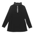 Noisy Noisy ノイジーノイジー  タートルネック 長袖Tシャツ  ブラック系 38 ゴルフウェア レディース