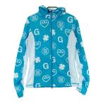 G/FOREji-foa с капюшоном Zip жакет Logo рисунок оттенок голубого 36/40 Golf одежда женский 