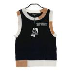 [ новый товар ]MARK&amp;LONA Mark and rona2024 год модели ламе нить переключатель с вышитым логотипом вязаный лучший оттенок черного 38 Golf одежда женский 