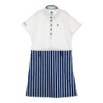 LE COQ GOLF Le Coq Golf короткий рукав One-piece оттенок белого 3L Golf одежда женский 