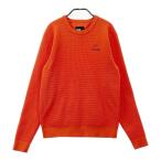 PING булавка длинный рукав вязаный свитер вафля земля orange серия S Golf одежда женский 