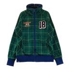 FILA GOLF filler Golf обратная сторона ворсистый Zip жакет в клетку оттенок зеленого M Golf одежда женский 