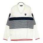 23 район GOLFnijuu thank Golf вязаный свитер оттенок белого L Golf одежда мужской 