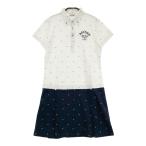 ADIDAS GOLF Adidas Golf A05487 короткий рукав Polo One-piece общий рисунок оттенок белого M Golf одежда женский 