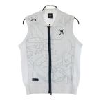 OAKLEY Oacley FOA404231 Skull вышивка Zip выше вязаный лучший оттенок белого M Golf одежда мужской 