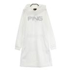 [ новый товар ]PING булавка с капюшоном длинный рукав One-piece оттенок белого S Golf одежда женский 