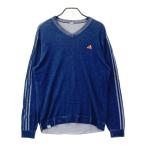 ADIDAS GOLF Adidas Golf длинный рукав вязаный свитер темно-синий серия L Golf одежда мужской 