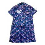 CUARTO UNITEDk Alto united короткий рукав One-piece cocos nucifera. дерево рисунок темно-синий серия L Golf одежда женский 