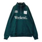 NBB WEEKENDen Bb we k end ×UMBRO/ 2023 год модели половина Zip тренировочный футболка оттенок зеленого 2 Golf одежда женский 