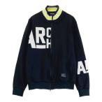 ARCHIVIOaruchibio длинный рукав Zip жакет оттенок черного 46 Golf одежда мужской 