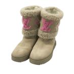 LOUIS VUITTON ルイ ヴィトン  ムートンブーツ  ベージュ系 38 レディース