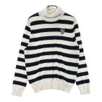 PEARLY GATES Pearly Gates ta-toru вязаный свитер окантовка оттенок белого 6 Golf одежда мужской 