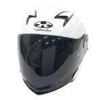 ショッピングインナー ＯＧＫ KABUTO オージーケーカブト EXCEED-2 インナーバイザー付 ジェットヘルメット  ホワイト系 M/57-58cm バイクウェア