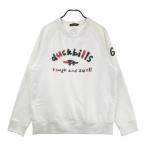 ROUGH&amp;SWELLla вентилятор dos well 2024 год модели обратная сторона ворсистый длинный рукав блузон утконос оттенок белого L Golf одежда мужской 