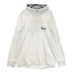 DANCE WITH DRAGON Dance With Dragon половина Zip длинный рукав Parker боа капот оттенок белого 3 Golf одежда мужской 