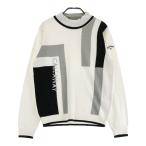 CALLAWAY Callaway длинный рукав вязаный свитер шерсть . общий рисунок оттенок белого L Golf одежда женский 