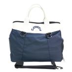 JONES Jones ×BEAMS GOLF специальный заказ 2WAY сумка "Boston bag" темно-синий серия Golf одежда 