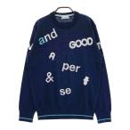 AND PER SE Anne Pas .2023 год модели шерсть . вязаный свитер общий рисунок темно-синий серия M Golf одежда мужской 