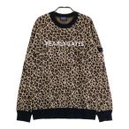 PEARLY GATES Pearly Gates 2022 год кашемир . вязаный свитер леопардовая расцветка Leopard оттенок коричневого 4 Golf одежда мужской 