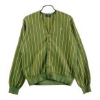 MUNSING WEAR Munsingwear одежда вязаный кардиган полоса рисунок оттенок зеленого L Golf одежда мужской 