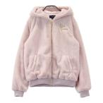 KISS ON THE GREEN Kiss on The зеленый с капюшоном флис жакет подкладка есть розовый серия 2 Golf одежда женский 