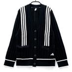 [ новый товар ]ADIDAS GOLF Adidas Golf 2024 год кардиган оттенок черного S Golf одежда женский 