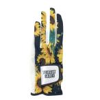 [ прекрасный товар ]PEARLY GATES Pearly Gates перчатка левый рука для подсолнух рисунок темно-синий серия SS(17-18cm) Golf одежда 