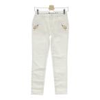 MASTER BUNNY EDITION тормозные колодки ba колено выпуск стрейч брюки цветок вышивка оттенок белого 00 Golf одежда женский 