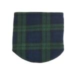 BEAMS GOLF Beams Golf флис защита горла "neck warmer" в клетку оттенок зеленого Golf одежда 
