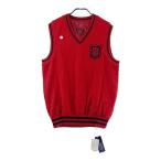 [ новый товар ]PEARLY GATES Pearly Gates двусторонний V шея вязаный переключатель лучший оттенок красного 5 Golf одежда мужской 