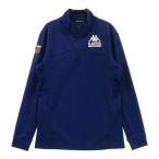 ショッピングkappa KAPPA GOLF カッパゴルフ  ハーフジップ 長袖Tシャツ  ネイビー系 S ゴルフウェア メンズ