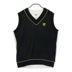 JACK BUNNY Jack ba колено V шея вязаный лучший оттенок черного 4 Golf одежда мужской 