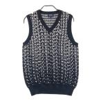 PEARLY GATES Pearly Gates вязаный лучший темно-синий серия 1 Golf одежда женский 