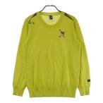 OAKLEY Oacley 433797JP вязаный свитер Skull оттенок желтого L Golf одежда мужской 