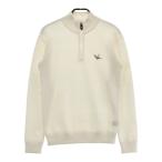 1PIU1UGUALE3 GOLF половина Zip длинный рукав вязаный свитер оттенок белого 4 Golf одежда мужской 