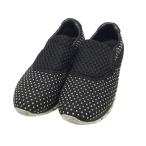 ショッピングPRADA PRADA SPORT プラダ スポーツ 3S 6150 スニーカー メッシュ スタッズ  ブラック系 37 レディース