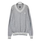 FOOT JOY foot Joy V шея вязаный свитер серый серия L Golf одежда мужской 