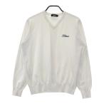 TITLEIST Titleist 2022 год V шея вязаный свитер оттенок белого L Golf одежда мужской 