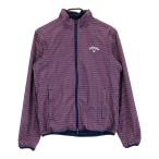 CALLAWAY Callaway 2WAY обратная сторона сетка Zip жакет общий рисунок темно-синий серия M Golf одежда мужской 