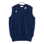 LE COQ GOLF Le Coq Golf V шея вязаный лучший темно-синий серия LL Golf одежда мужской 