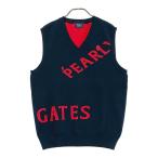 PEARLY GATES Pearly Gates 2022 год вязаный лучший mezzo n Logo темно-синий серия 5 Golf одежда мужской 