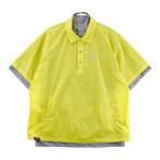 PING булавка 2025 год модели внутренний есть короткий рукав блузон тянуть over оттенок желтого LL Golf одежда мужской 