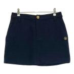 SAMANTHA THAVASA サマンサタバサ No.7 裏地付 ストレッチスカート ラメ入り  ネイビー系 38 ゴルフウェア レディース